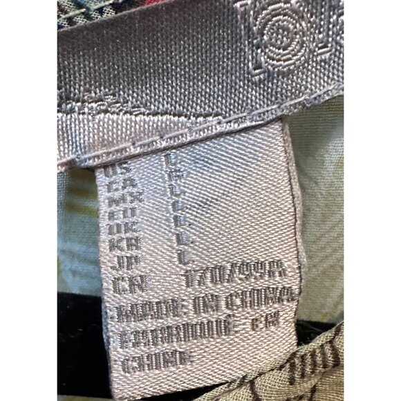 Love 21 Womens Lined Geometric Midi Dress Bohemian Babydoll Flowy Feminine Large - Picture 15 of 15